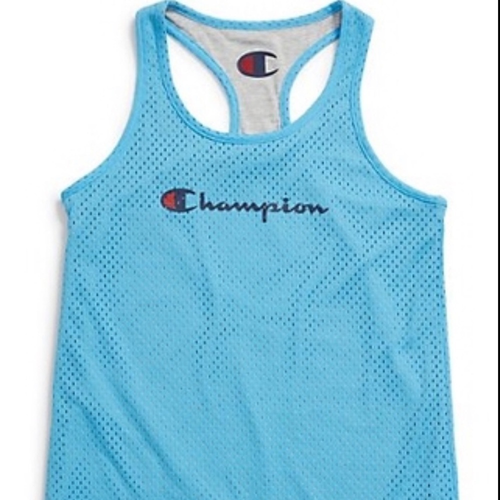 Champion Reversible Mesh Jersey Tank Top Sz Lg